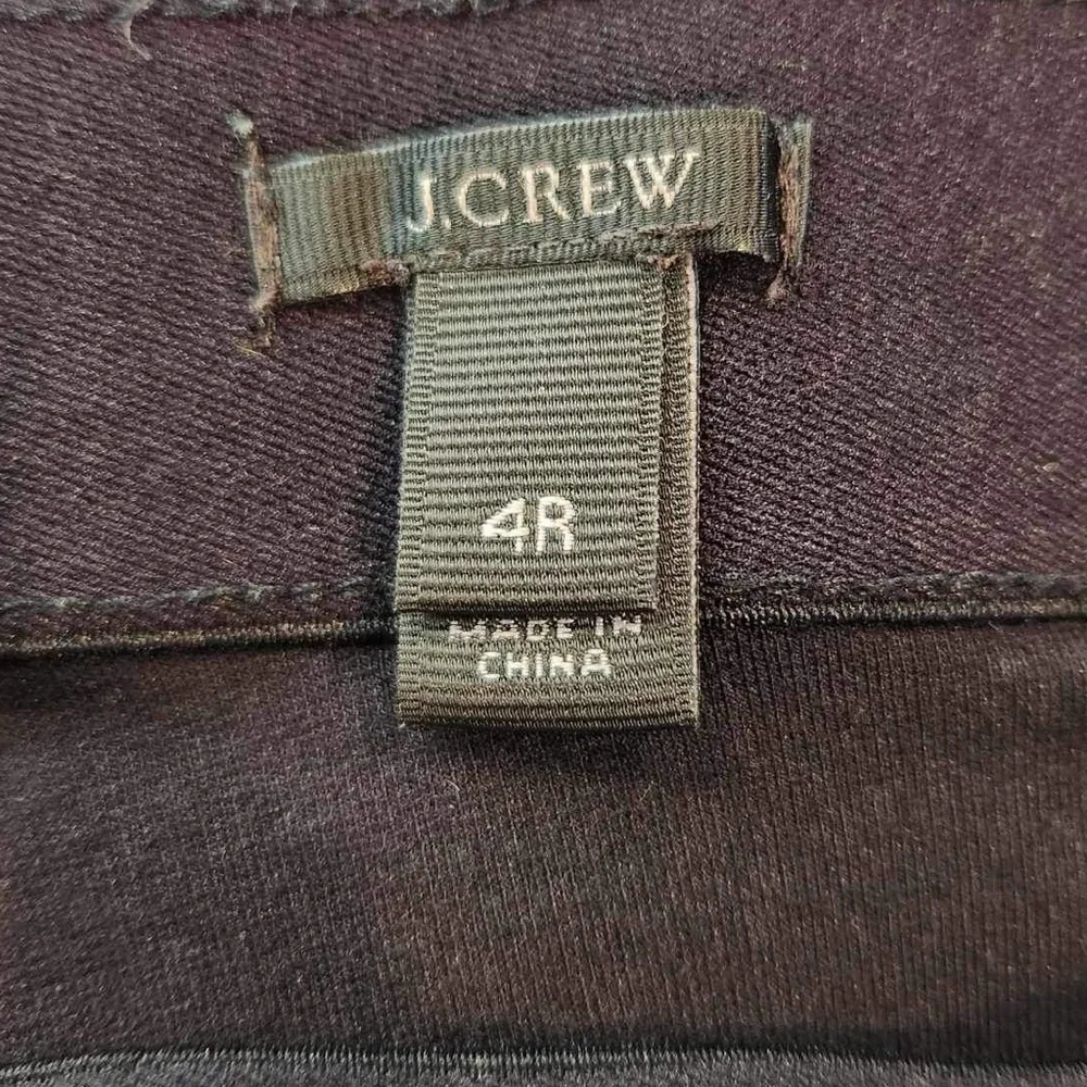 J. Crew Black Any Day Casual Dress Pants Size 4 regular‎